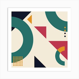 Abstract Geometric Pattern 3 Art Print