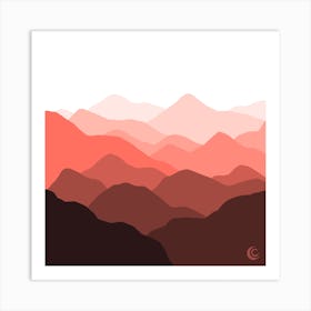 Playful 2019 Living Coral (Layers) Art Print