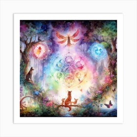 Ethereal Forest 3 Art Print