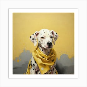 Dalmatian dog art Art Print