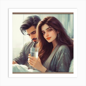 Pakistani Couple Art Print