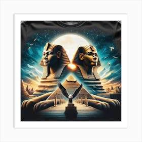 Egyptian Pyramids 5 Art Print