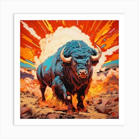 'Buffalo' Art Print
