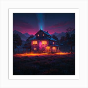 House In The Woods 2 Art Print