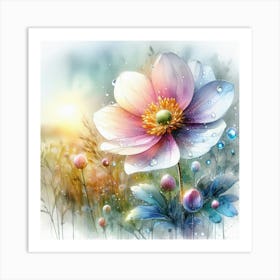 Flower Painting Art Print