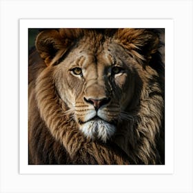 Lion Portrait Art Print