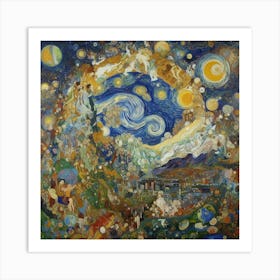 Starry Night 1 Art Print