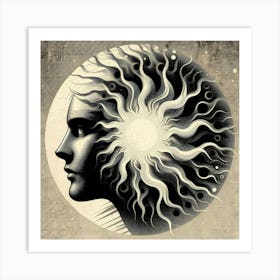 Woman'S Head Art Print