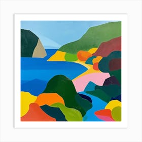 Abstract Travel Collection Dominica 2 Art Print