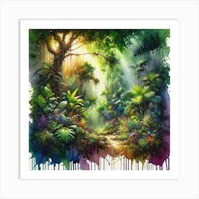 Vibrance Of The Jungle Art Print