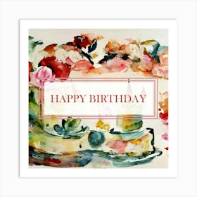 Happy Birthday 3 Art Print