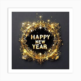 Happy New Year 130 Art Print