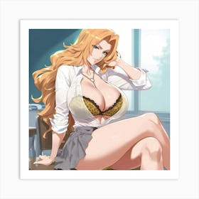 Sexy Anime Girl 1 Art Print