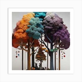 Tree In The Forest Art Print