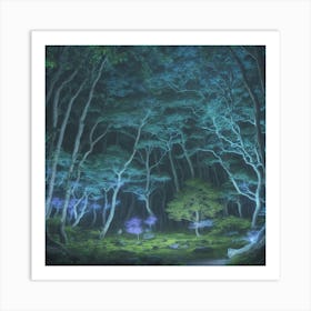 Mystical Forest 1 Art Print