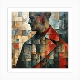 Man In Red Coat Art Print