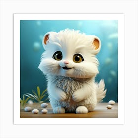 Cute Hamster 5 Art Print