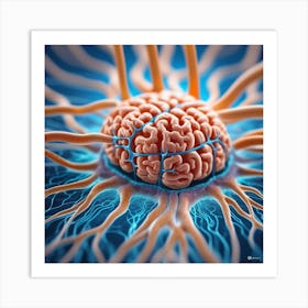 Brain And Nerves 12 Art Print