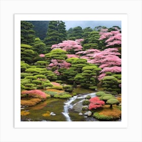 Japanese Garden Art Print