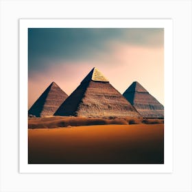 Pyramids Of Giza 2 Art Print