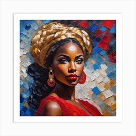 African Woman 5 Art Print