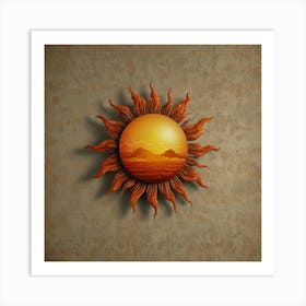 Sun Wall Art Art Print