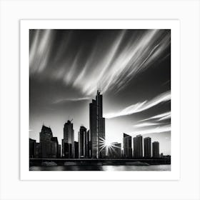 Chicago Skyline 15 Art Print