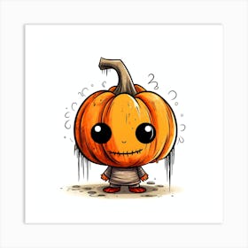 Halloween Pumpkin 1 Art Print