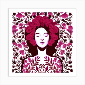 Flower Girl Art Print