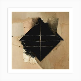 Black Square Art Print