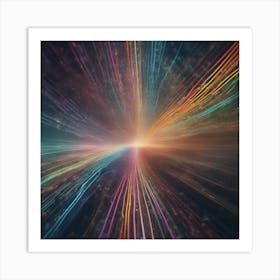 Abstract Space Background 17 Art Print