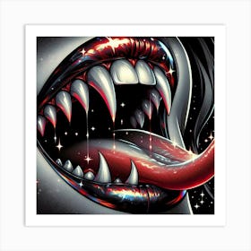Monster'S Mouth Art Print