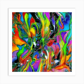 Abstract painting art 14 Art Print