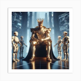 King Of Robots 6 Art Print