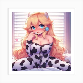 Milky Peach Art Print