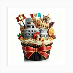 Rome Cupcake 2 Art Print