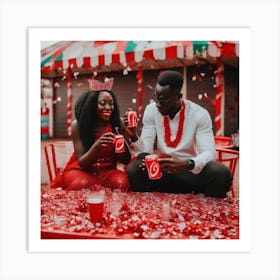 Nigerian Wedding 1 Art Print