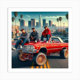 Gangsta Low Low Art Print