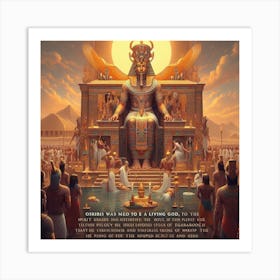 Egyptian King Art Print