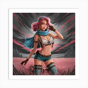 Gamer Girl Art Print