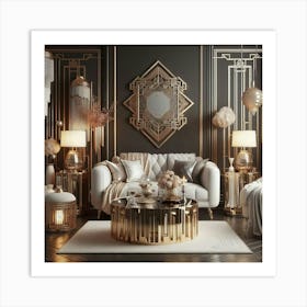 Deco Living Room 36 Art Print