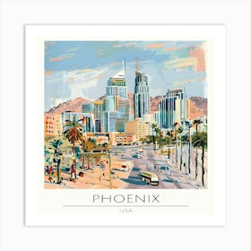 Phoenix Usa Art Print