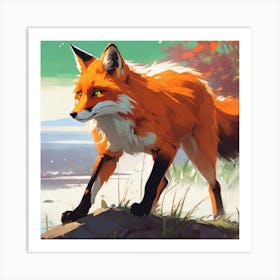 Red Fox Art Print