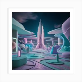 Leonardo Phoenix A Mesmerizing Surreal Dreamscape Featuring An 0 Art Print