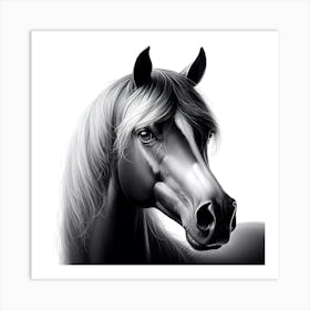 Creative Horse Beauty Illustration Nr 202 Art Print