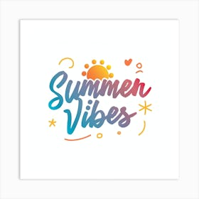 Summer Vibes Art Print