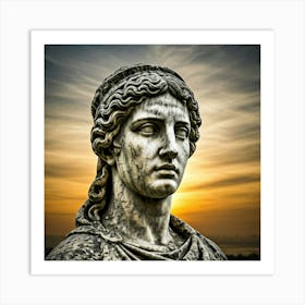 Statue Of Aphrodite Art Print