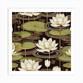 Water Lilies 4 Art Print