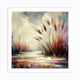 Abstract Landscape Painting 2 Art Print