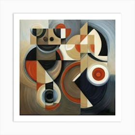 Abstract Painting Cubismo Abstract 13 Art Print